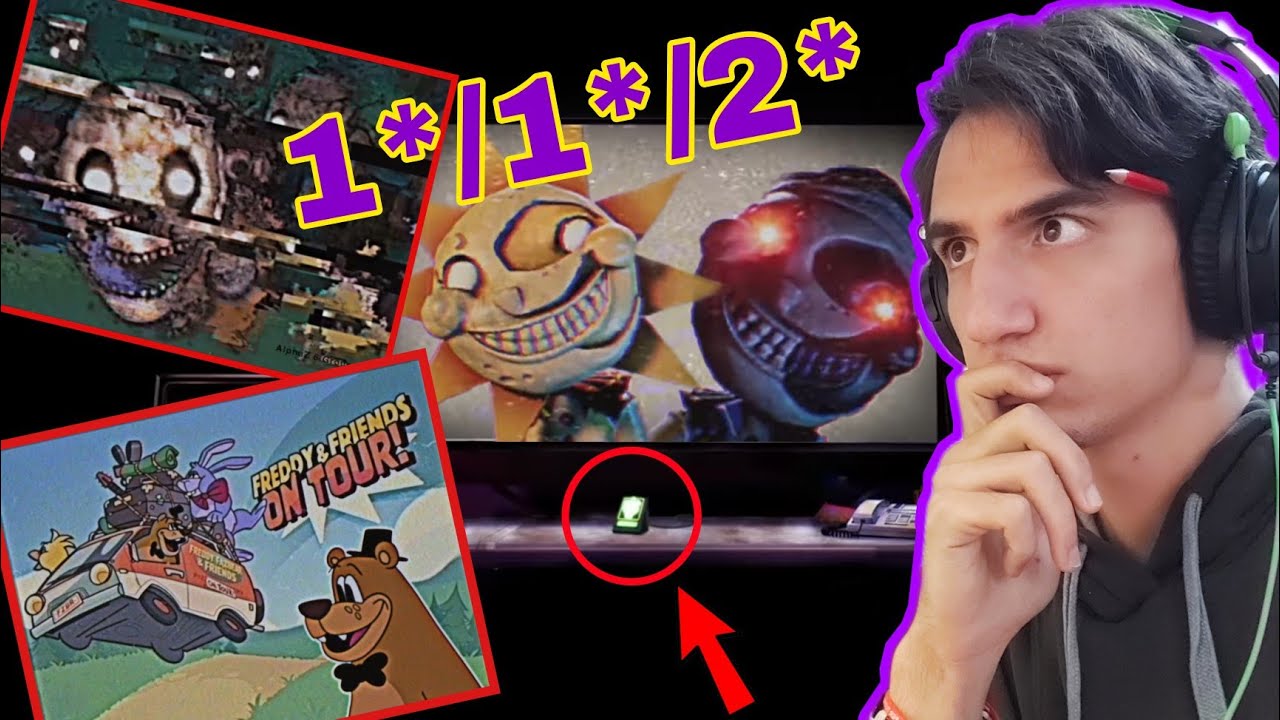 REACTION - NUOVI INDIZI su FNAF SECURITY BREACH (Freddy and Friends on Tour | Ep. 1-3)