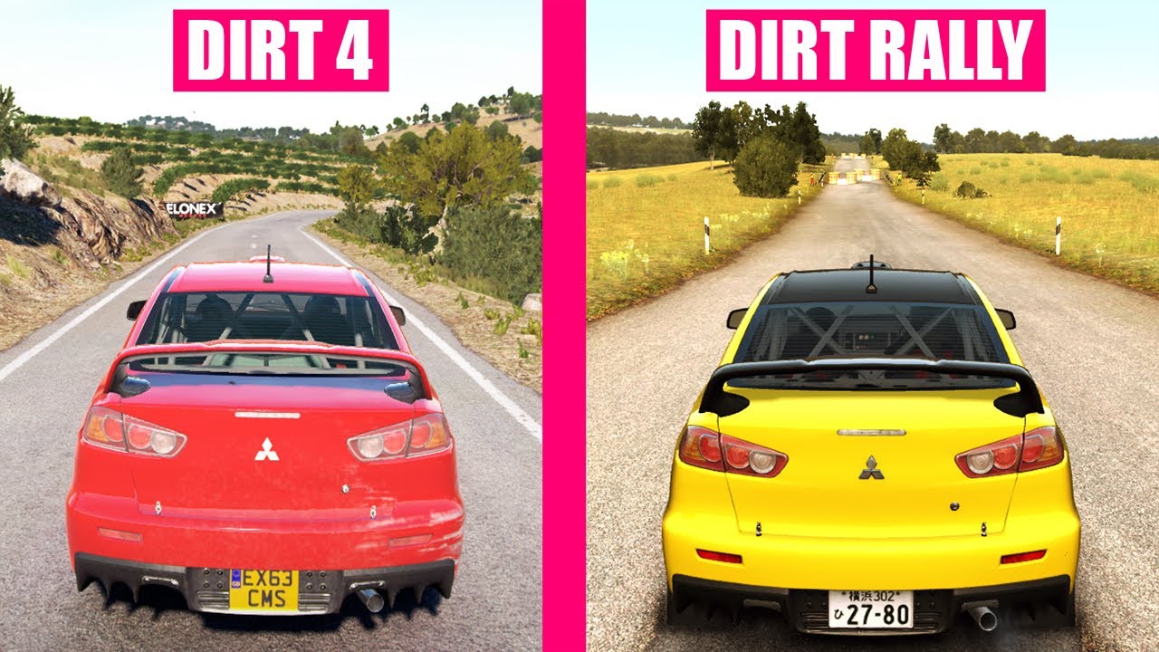 DiRT 4 vs DiRT Rally : Cars Sound Comparison