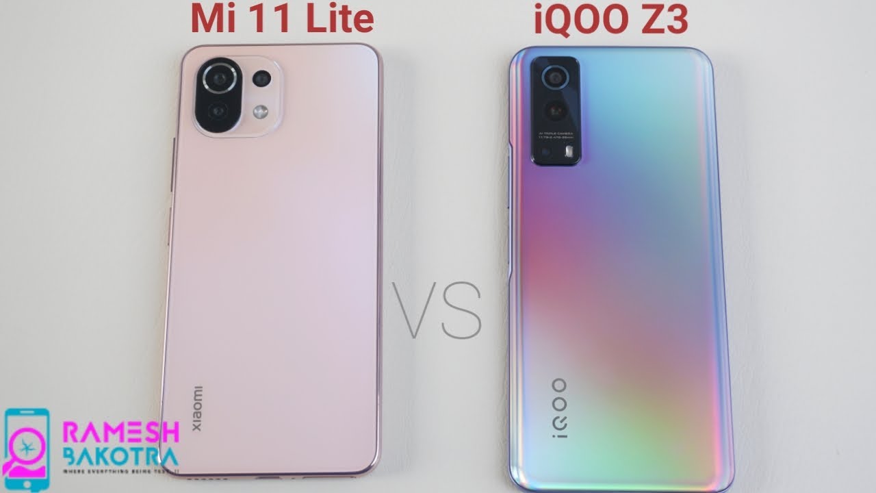 Mi 11 Lite vs iQOO Z3 Speed Test and Camera Comparison