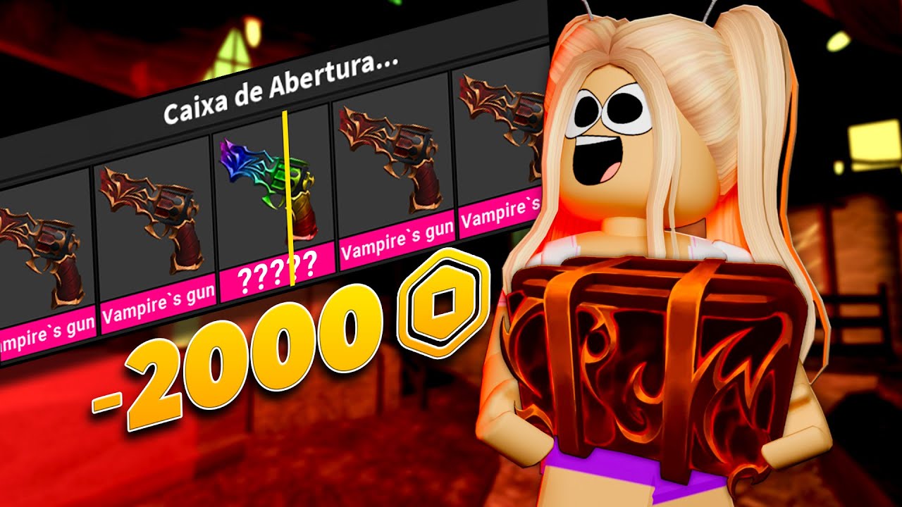 SE LACRAR COMPRO CAIXAS DA ATUALIZAÇÃO NO MM2! [ROBLOX]