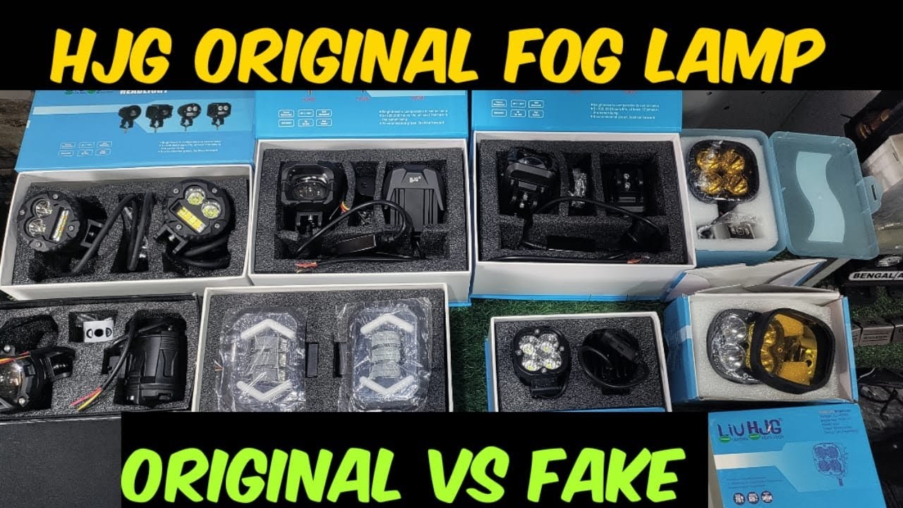 HJG ORIGINAL LIGHTS | MEW ALL MODEL HJG ORIGINAL FOG LAMP | ORIGINAL vs FAKE