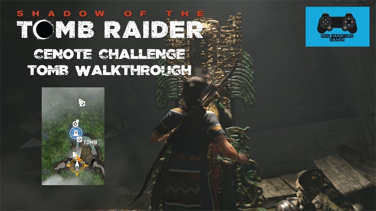 Shadow Of The Tomb Raider: Cenote Challenge Tomb Gameplay Walkthrough