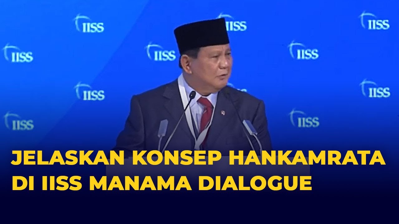 Momen Prabowo Jelaskan Konsep Hankamrata dalam Forum IISS Manama Dialogue di Bahrain