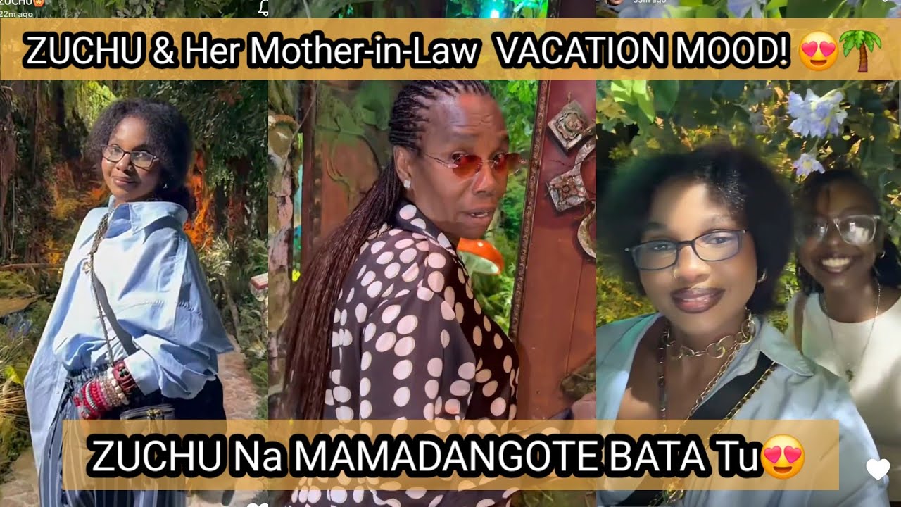ZUCHU on VACATION NA MAMADANGOTE 😍 #Diamond #jp2025 #glamgossip #maandamano 