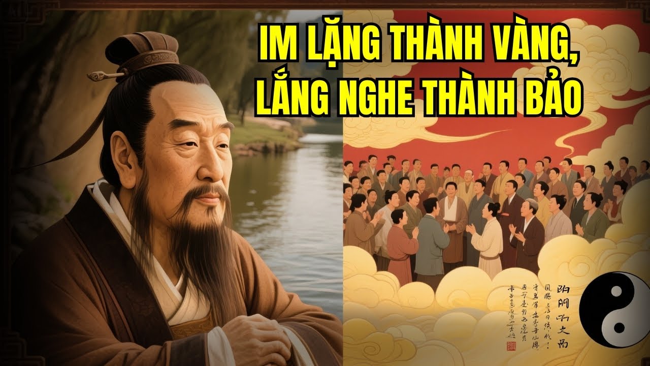 🔥 Khổng Tử: "Kẻ Nông Cạn Nói Nhiều, Người Hiền Im Lặng" 🧠