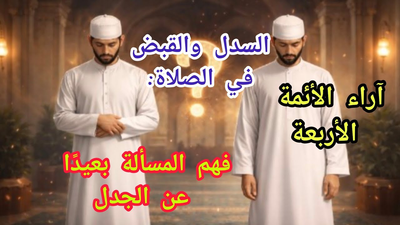 السدل والقبض في الصلاة... آراء الأئمة الأربعة... فهم المسألة بعيدا عن الجدال