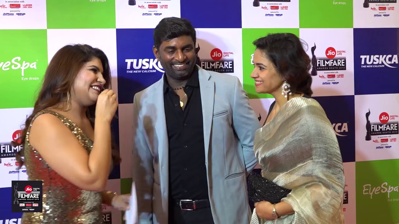 With Senthil Kumar at the 65th JIO Filmfare Awards (South) 2018