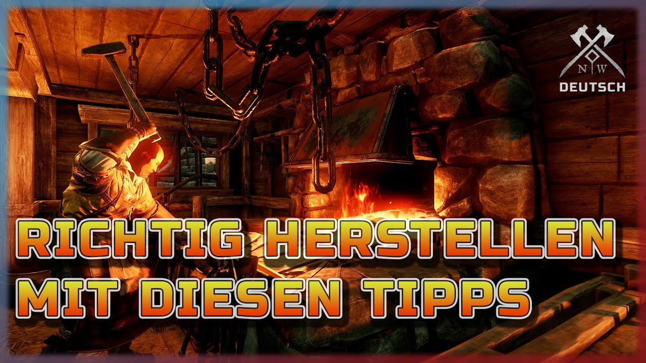 New World - Gegenstände optimal herstellen, mit diesen einfachen Tipps bekommst Du bessere Resultate