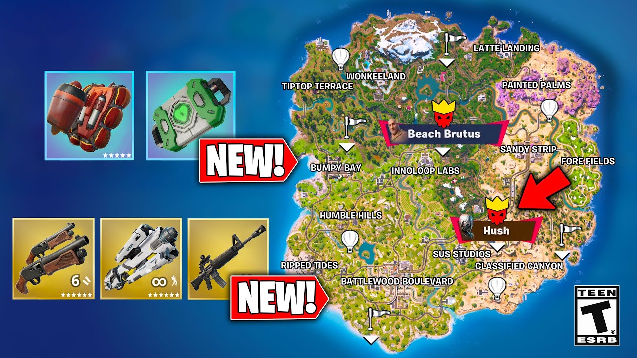 The NEW FORTNITE CHAPTER 7 Update! (Self Revive, New Map, New UI & MORE)