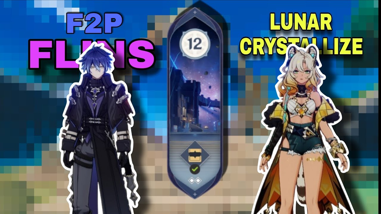 F2P Flins Lunar Charged & Xilonen Lunar Crystallize 6.3 (Luna IV) Abyss Floor 12 Clear.