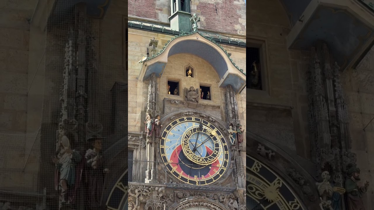 Zegar na rynku w Pradze 