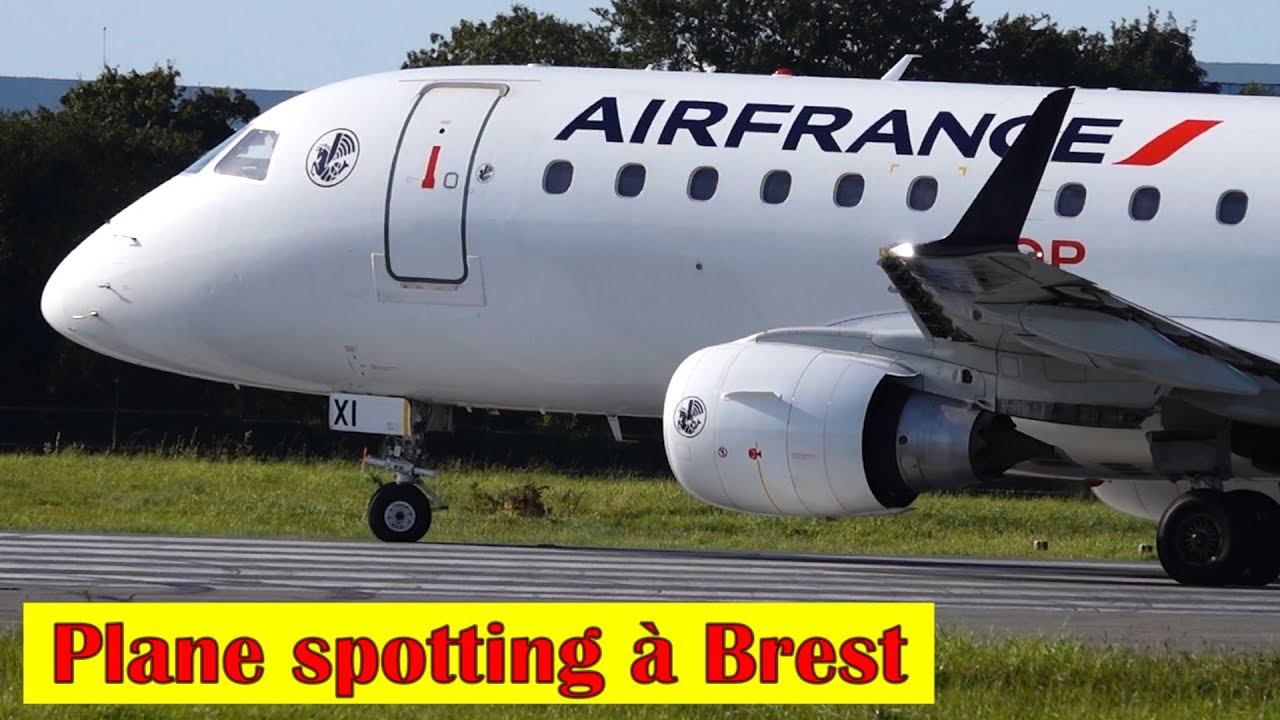 PLANE SPOTTING à Brest (A330 inside !! )