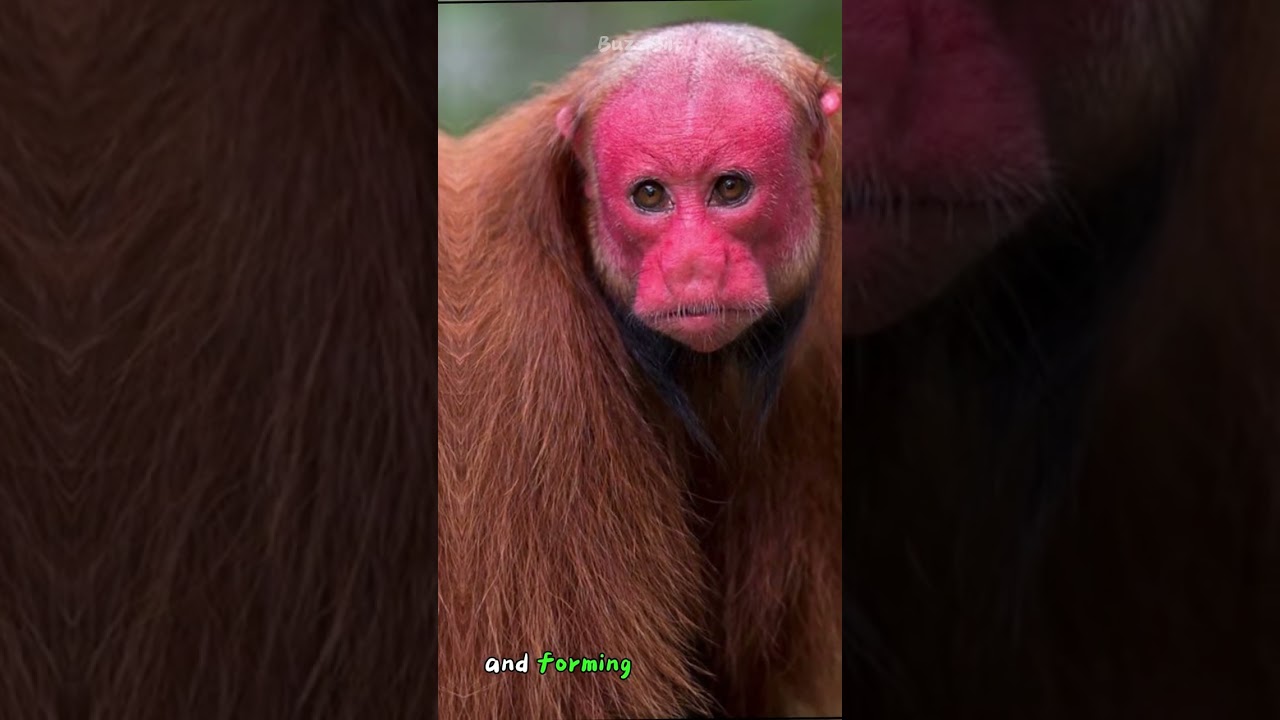 The Amazing Bald Uakari Monkey: What You Need to Know #shorts #buzzbilt