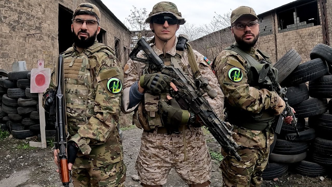 Güllələndim 😃 / Airsoft Müharibə Kimi Canlı Oyun