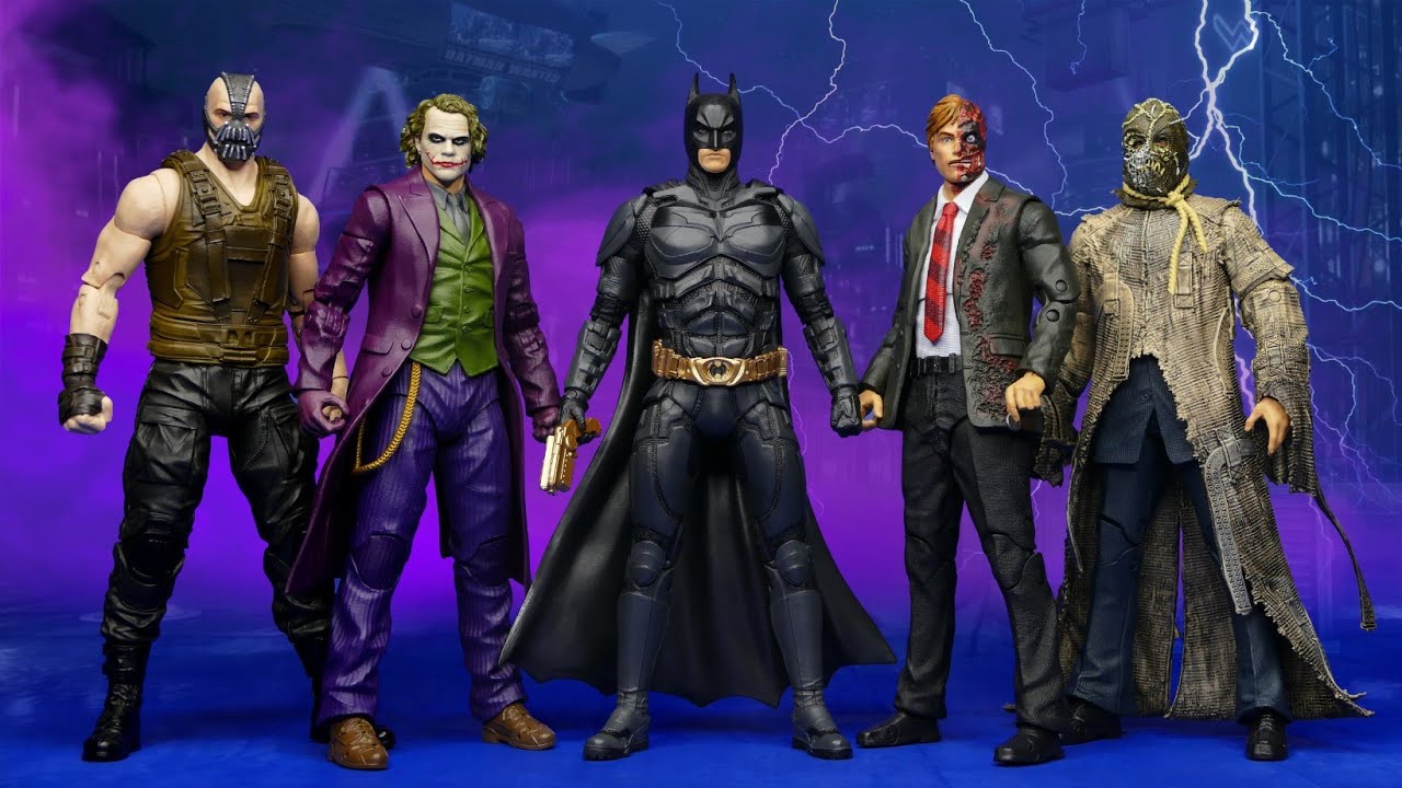 McFarlane Toys DC Multiverse  Dark Knight Trilogy MEGA Review
