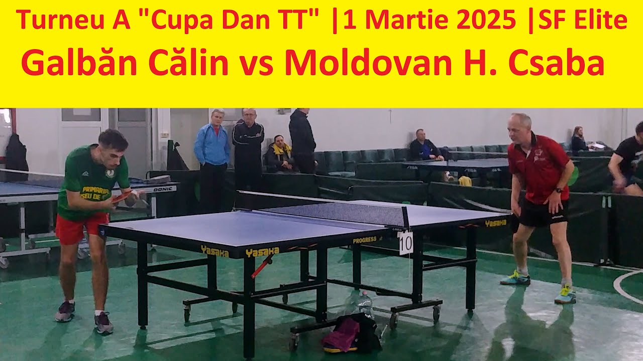 Galban Calin vs Moldovan H Csaba |SF Elite |Cupa Dan TT 2025