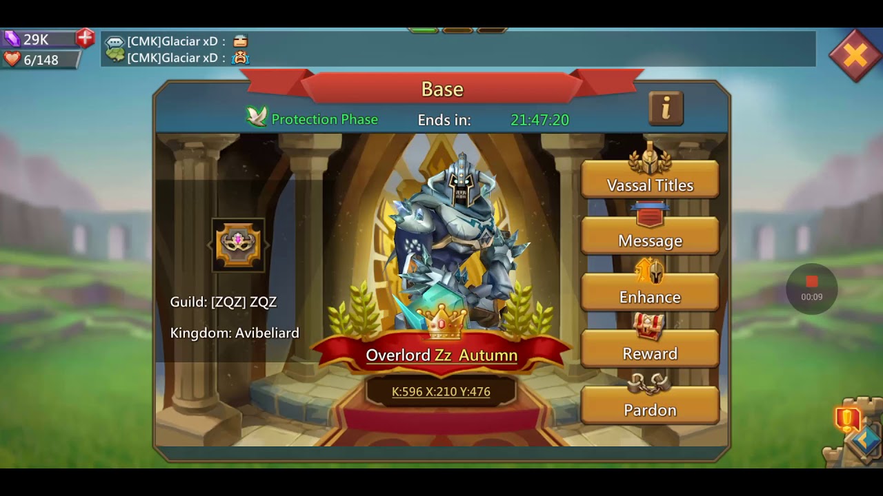 Lords Mobile | Pyris attack on Overlord !!