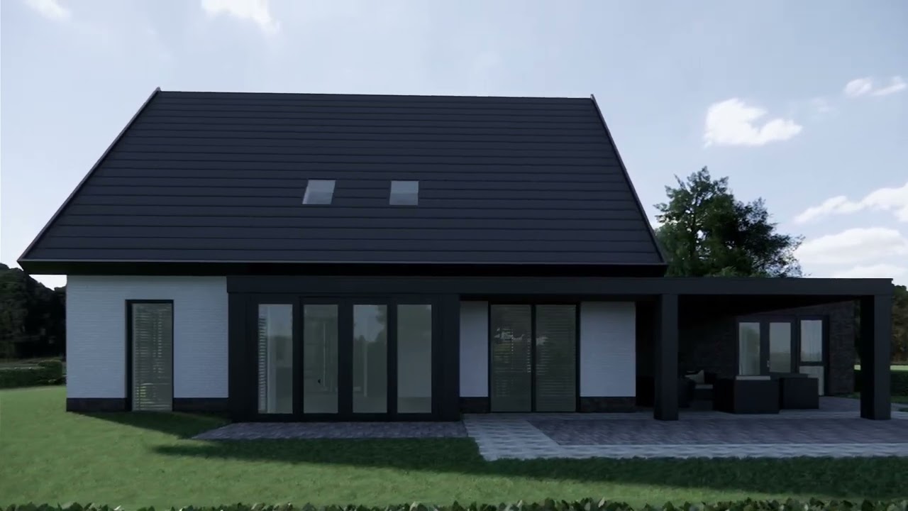 S19.143 Witte woning met risaliet en veranda