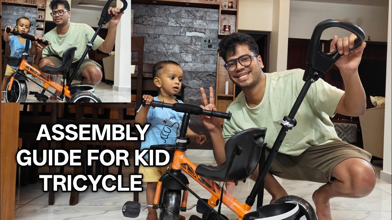FULL ASSEMBLY GUIDE FOR MY BABY'S TRICYCLE #trycycle #toddlers #toddlertoy #baby 