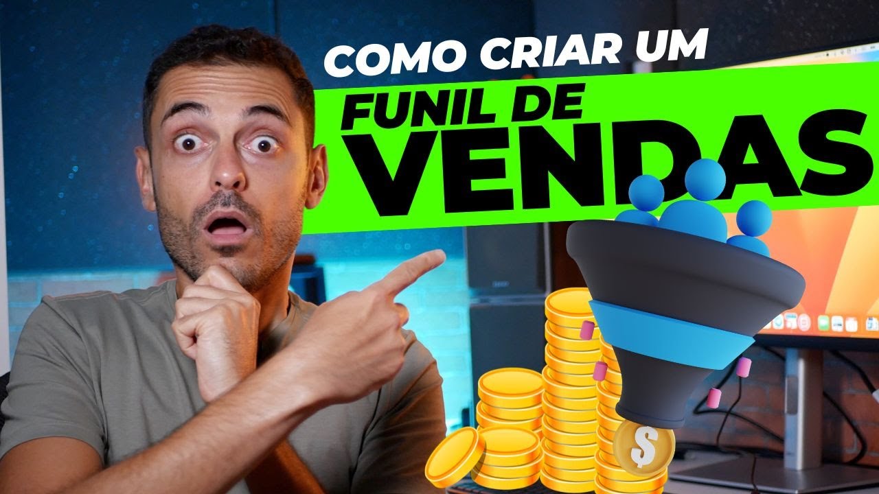 O FUNIL DE VENDAS mais f&aacute;cil de usar que eu j&aacute; vi na vida! Ganhe dinheiro na internet com esse FUNIL
