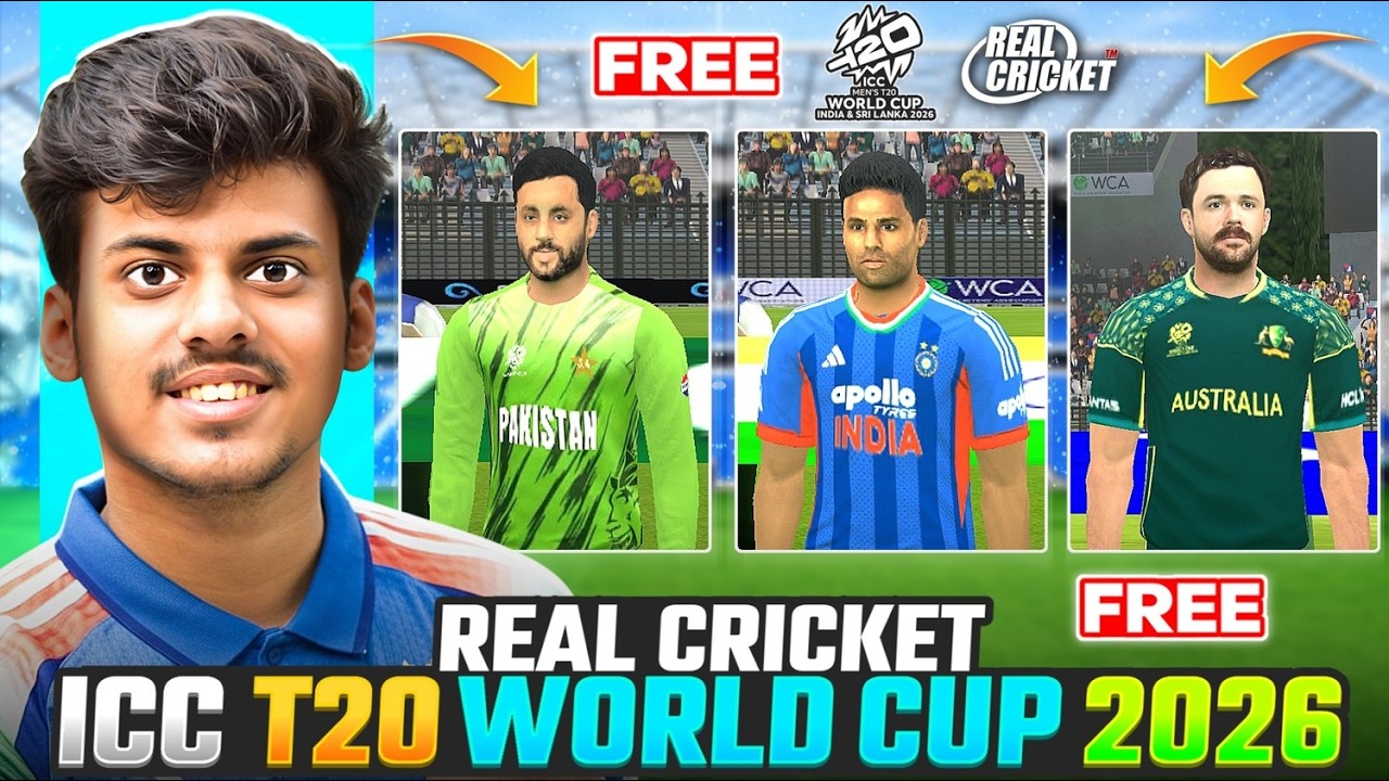 How To Play T20 World Cup 2026 *FREE* In Real Cricket
