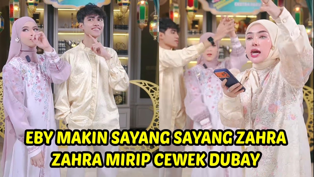 Eby makin sayang zahra, eby gak mau jauh dari zahra
