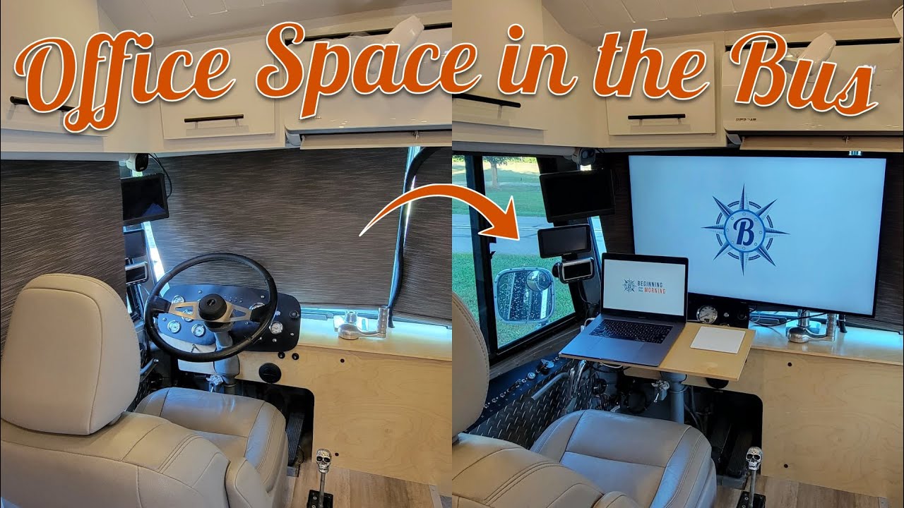 Finishing the Bus Build: Creating a Convertible Office Space in the Bus