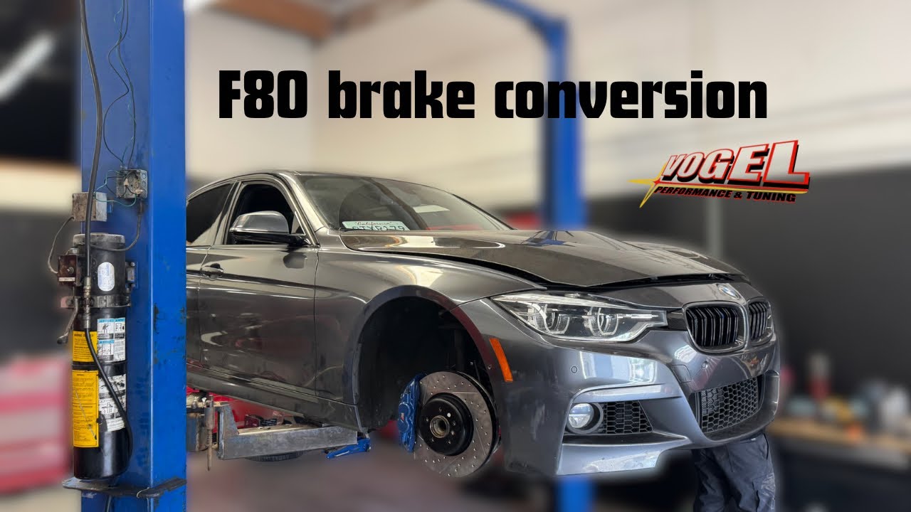 F80 brake conversion on f30 340i!