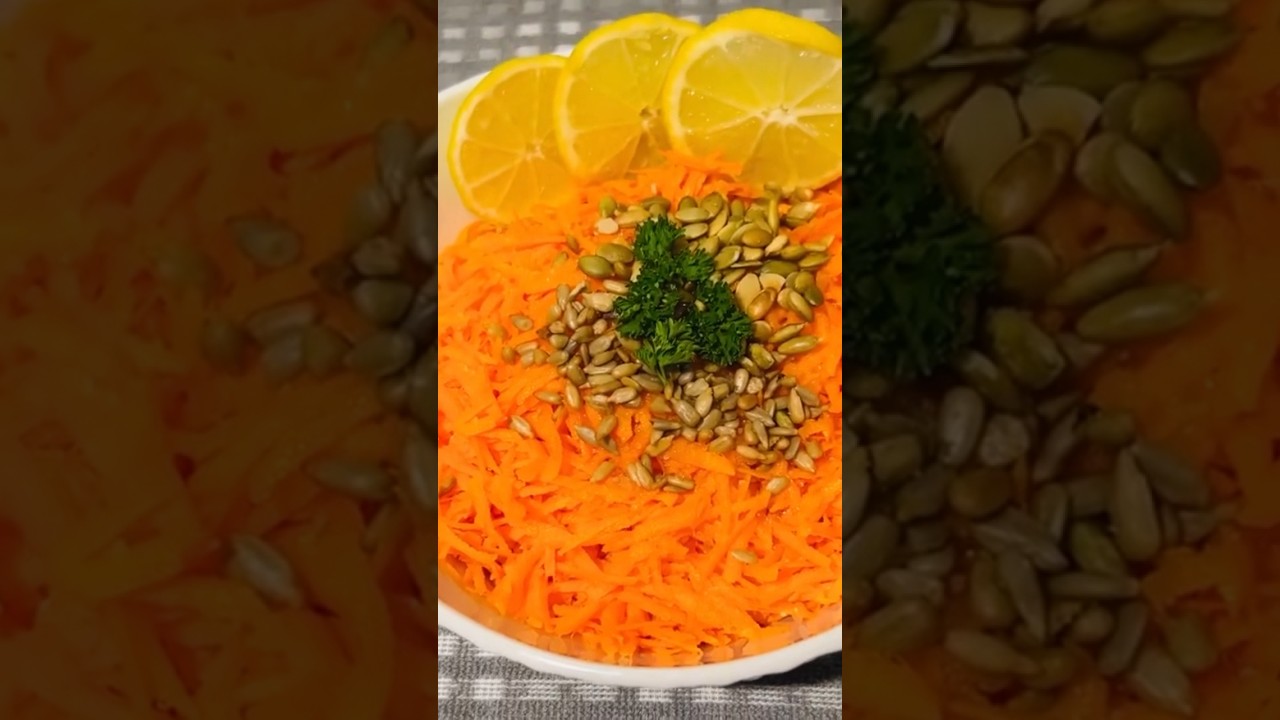 # CARROT SUNFLOWER SEEDS SALAD RECIPE | no yogurt,no mayo