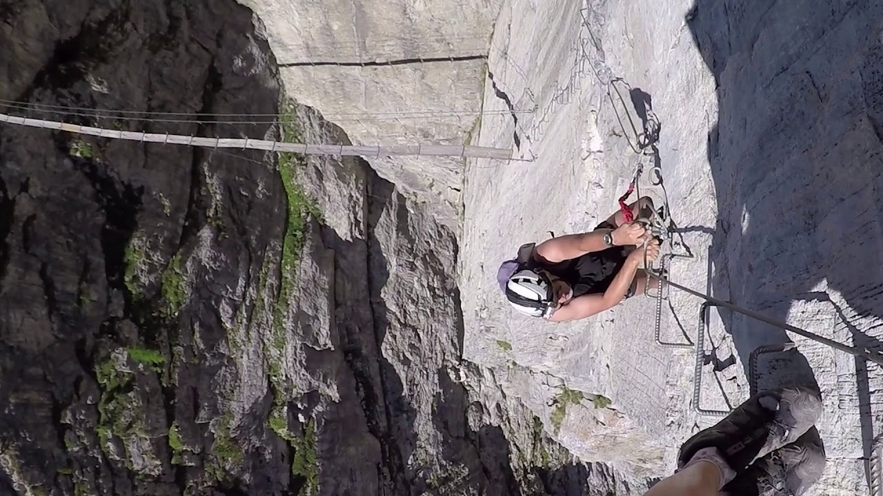Via ferrata Roc de Tovière (Little Black Submarines)