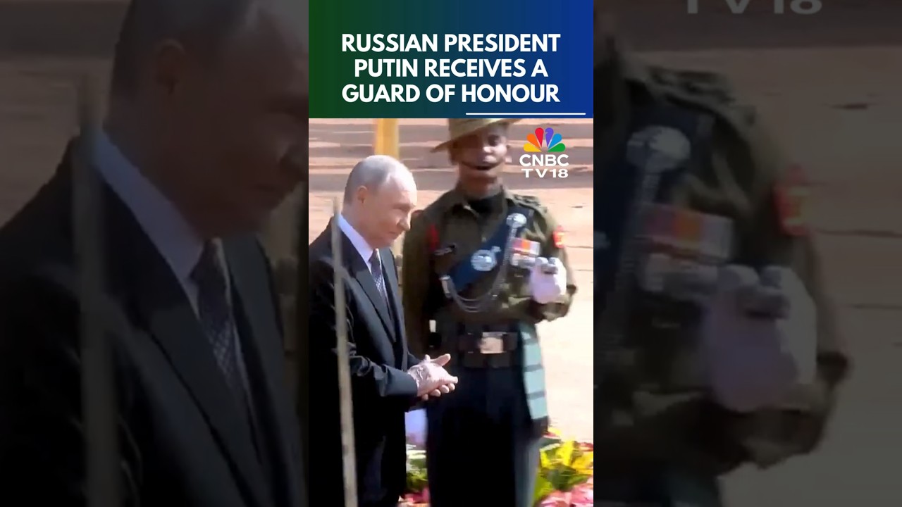 Putin Receives A Guard of Honour At The Rashtrapati Bhawan |  Putin's India Visit | N18S