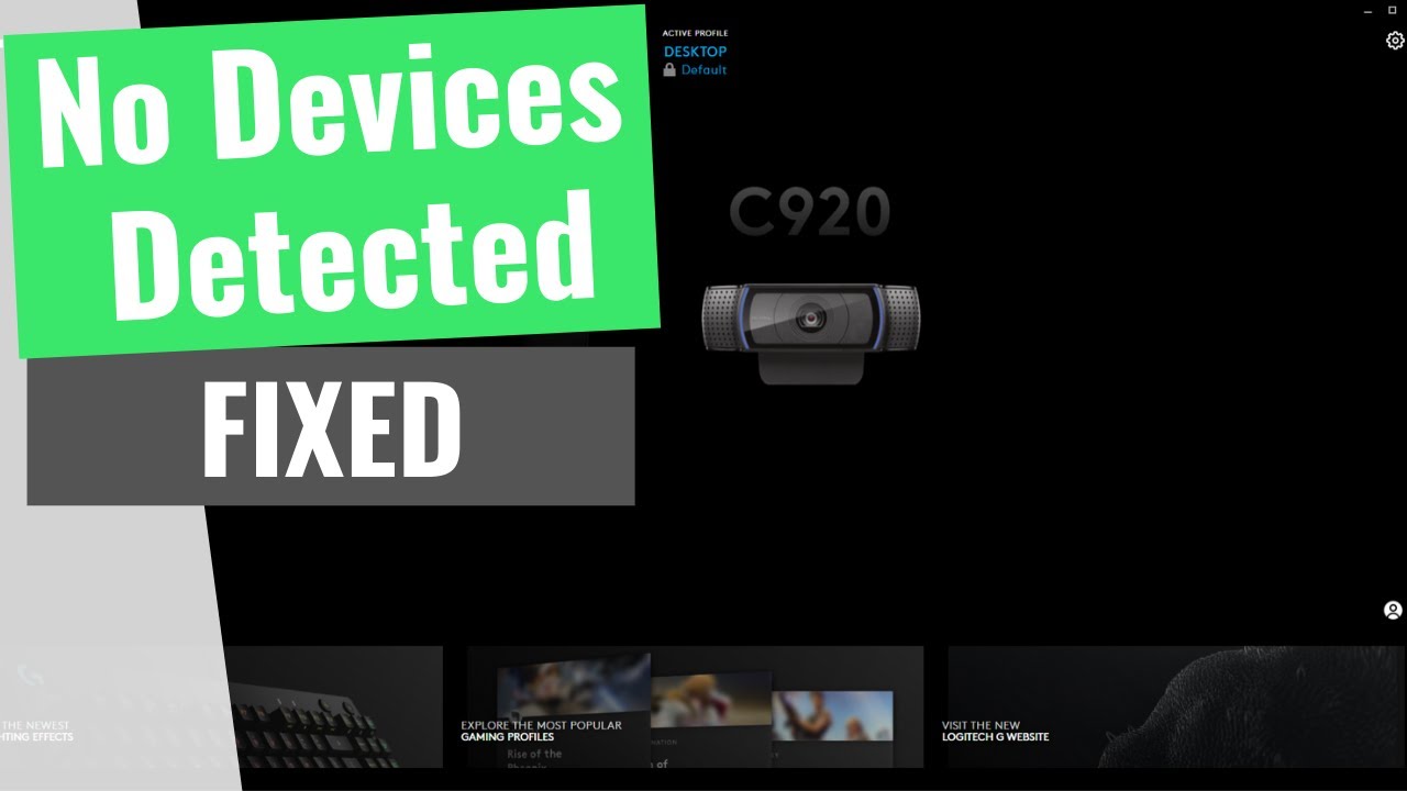 Как исправить ошибку «Устройства не обнаружены» на Logitech G Hub