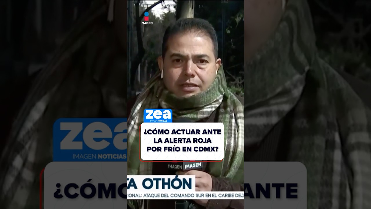 &iquest;C&oacute;mo actuar ante la alerta roja por fr&iacute;o en CDMX? | Noticias con Francisco Zea | Shorts
