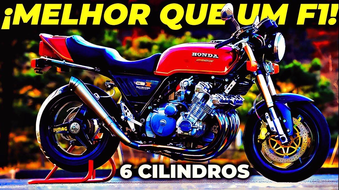 A FERA de 6 cilindros que REVOLUCIONOU as ruas! | HONDA CBX1000🔥