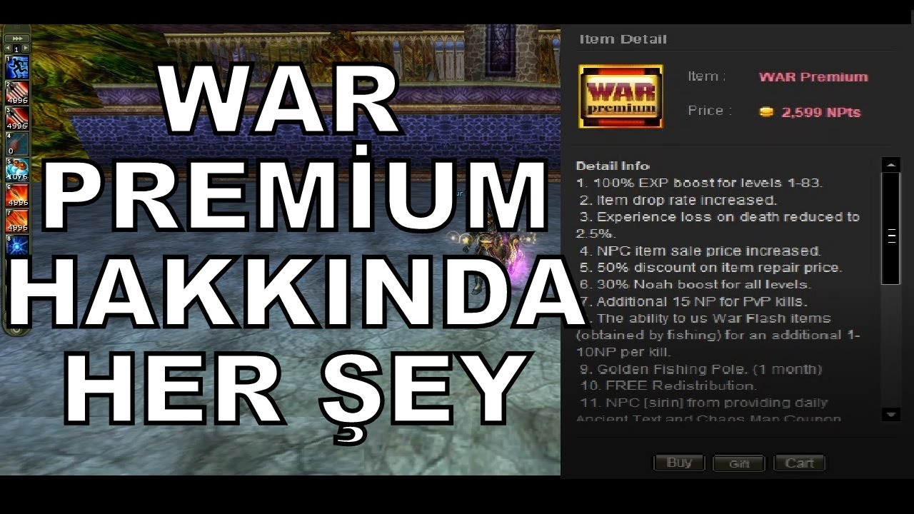 WAR PREMİUM HAKKINDA HER ŞEY - PREMİUM REHBERİ #4