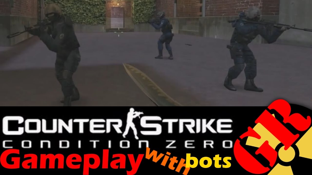Counter-Strike: Condition Zero gameplay with Hard bots - Backalley - Counter-Terrorist