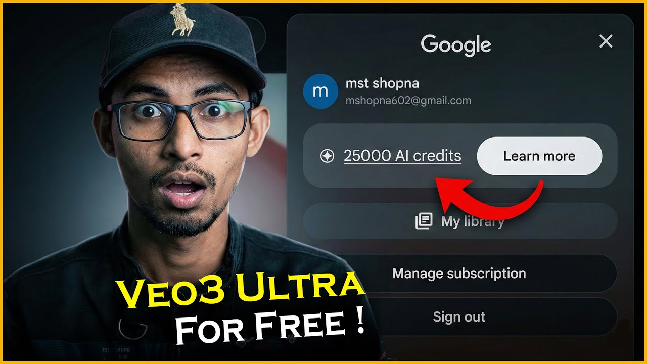Google veo 3 ultra plan free | google ai ultra for free 25000 credit | flow ai unlimited free