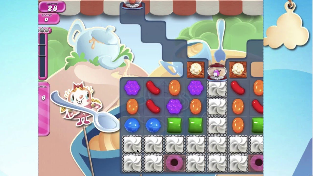 Candy Crush Saga Level 1600  No Booster - PERFECT GAME