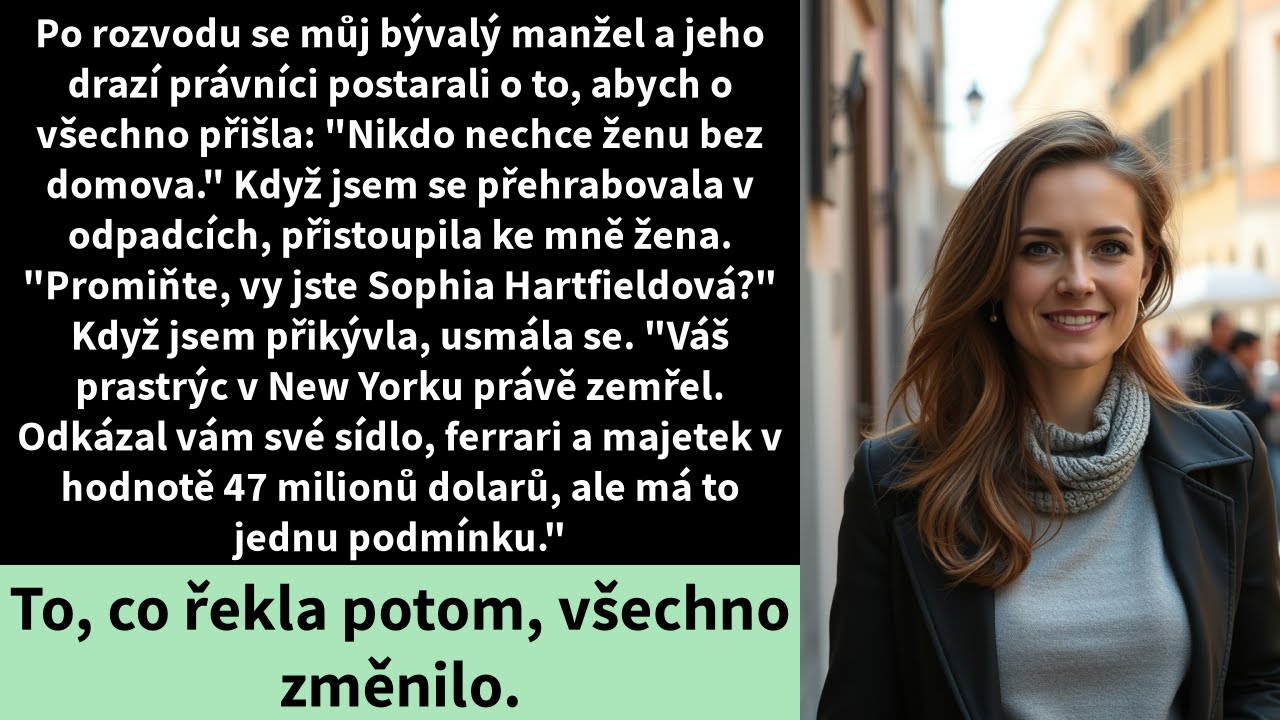 Po rozvodu se můj bývalý manžel a jeho drazí právníci postarali o to, abych o všechno přišla:
