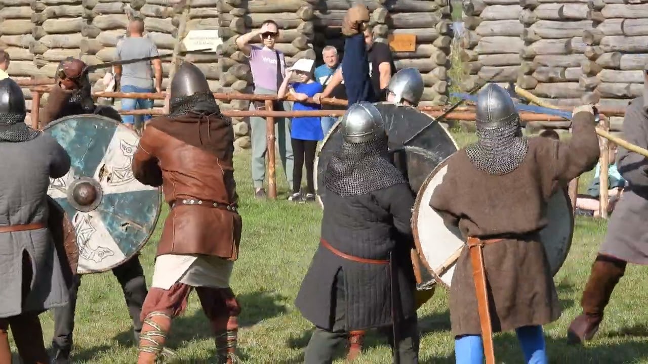 Biskupin Festyn Archeologiczny 2024 bitwa wczesnośredniowieczna