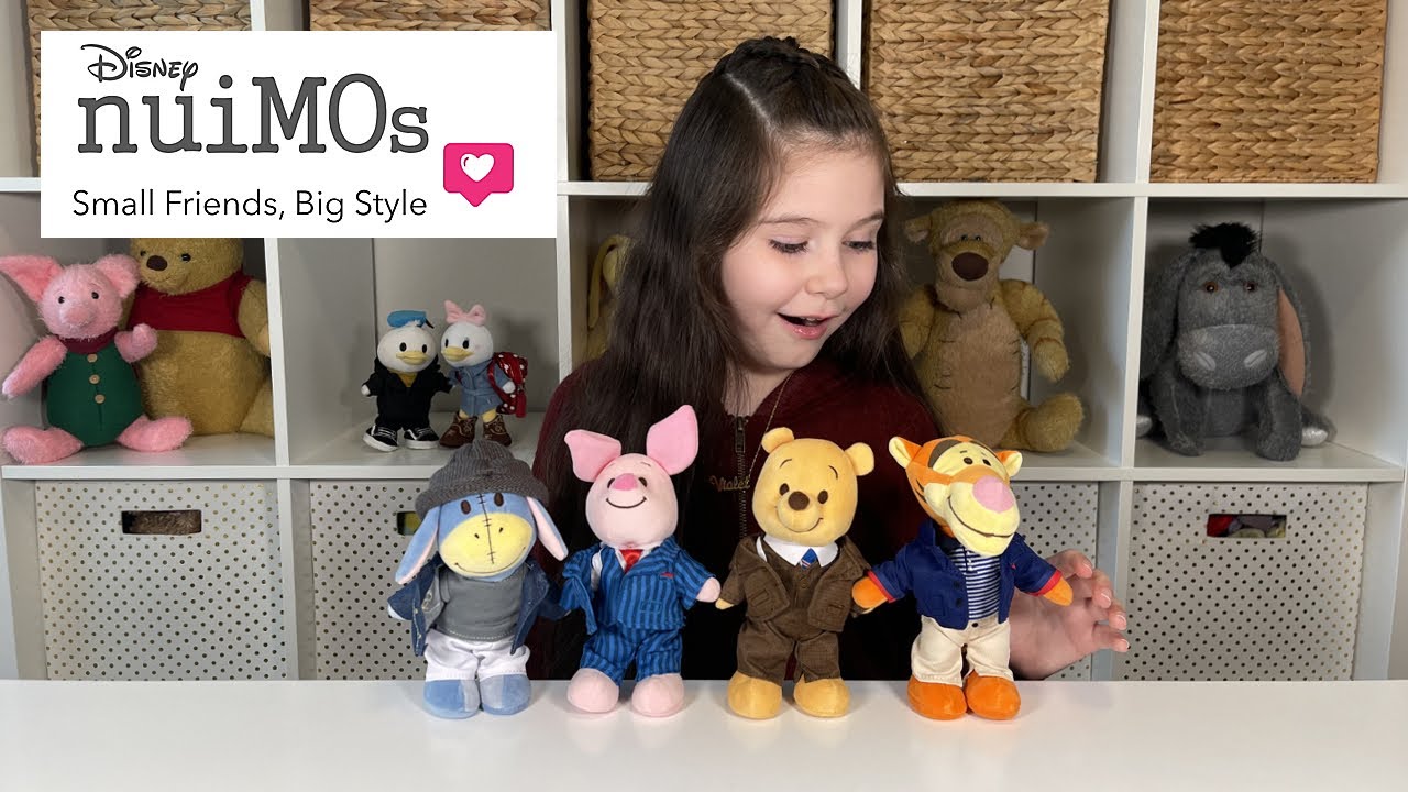 Winnie the Pooh Tigger Piglet and Eeyore Disney nuiMOs Plush