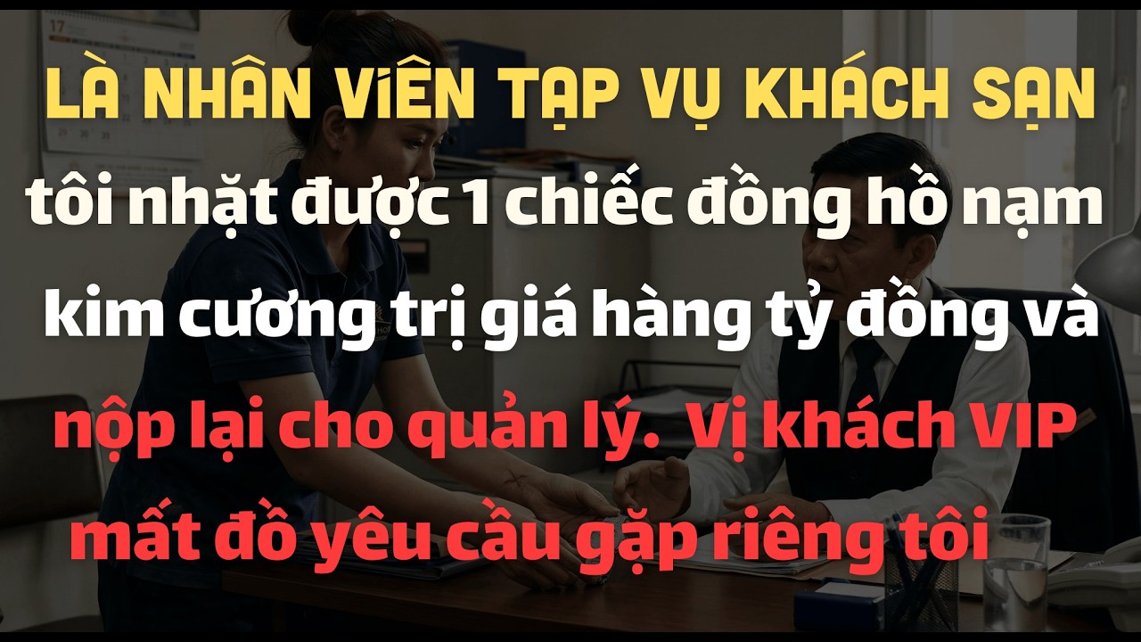 Làm Nhân Viên Dọn Phòng Khách Sạn, Tôi Nhặt Được Đồng Hồ 5 Tỷ Đồng Đem Trả Lại Dù Nợ Nần. Không Ngờ