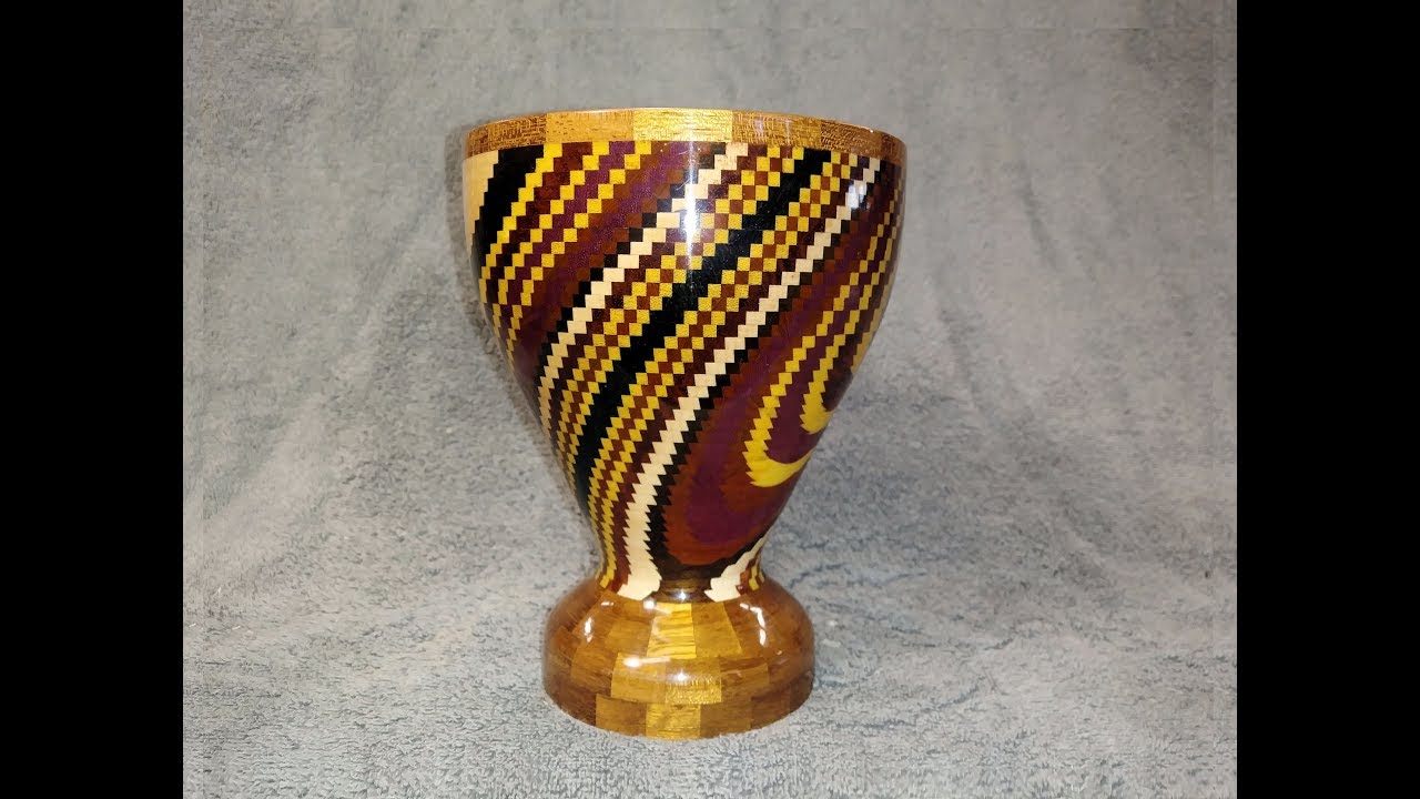 Wood Turning a Dizzy Bowl Vase High Gloss Finish