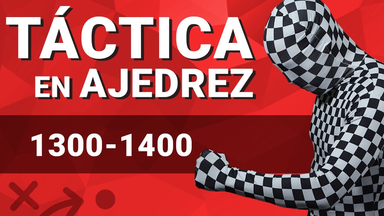 EJERCICIOS de TÁCTICA en AJEDREZ | Resolviendo Problemas (1300-1400 ELO)