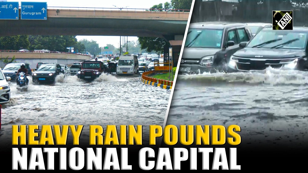 Watch! Heavy showers lash Delhi; waterlogging reported at several areas of the National Capital