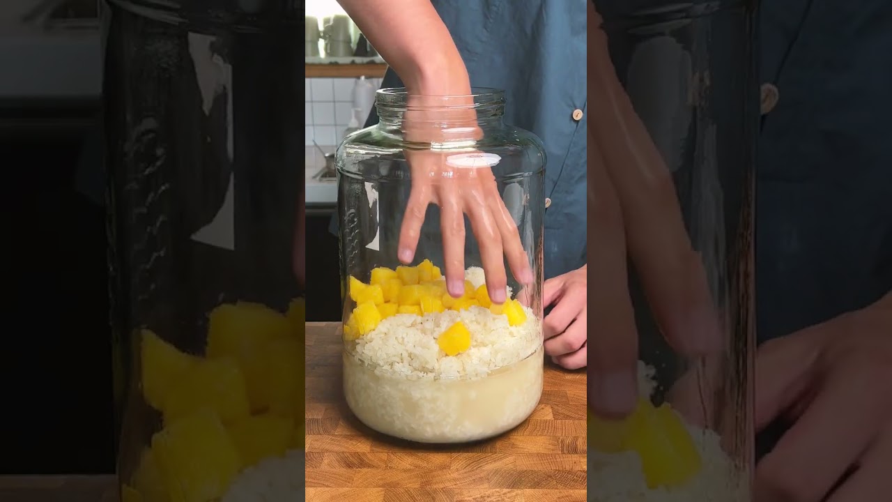 Korean Pineapple Makgeolli (rice wine/beer)