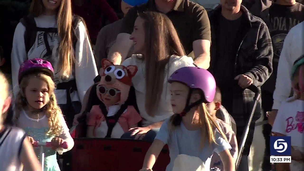 Cottonwood Heights neighborhood hosts Halloween parade for 4-year-old with Mowat-Wilson Syndrome