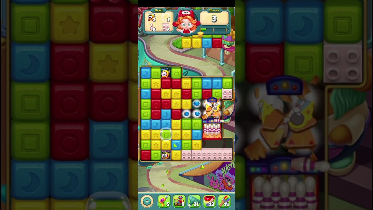 Toy Blast Level 7516 Fail and more Fails ❗️Finally Win ☀️#toyblast #gameplay #fun #fail #win #7516
