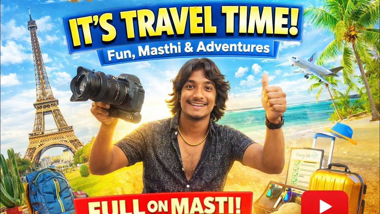//Comedy Masti majak travel block 👈//