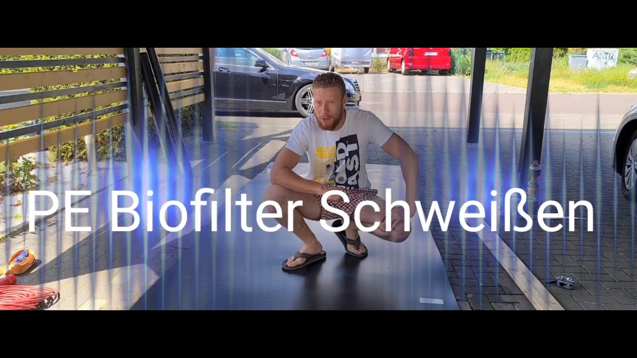 PEHD Biofilter Schweißen, Teichfilter, Teichbau